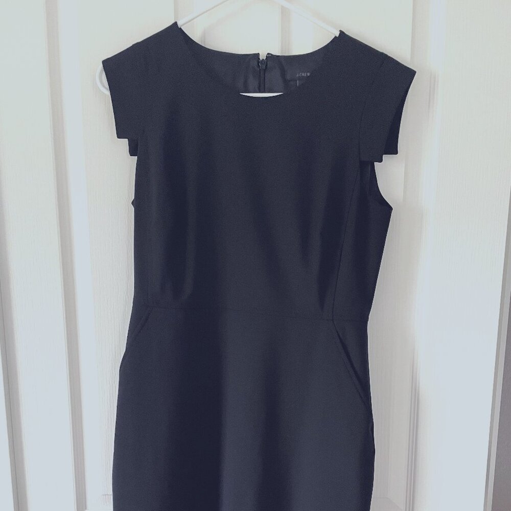 J Crew Black Resume Dress